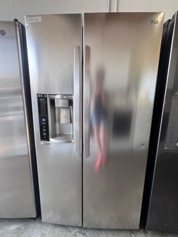 LG Side by Side Refrigerator with warranty