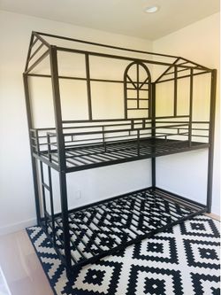 House bunk bed frame