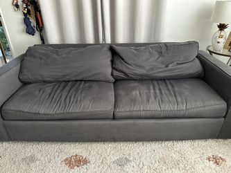 Room&Board Grey Sofa Sleeper