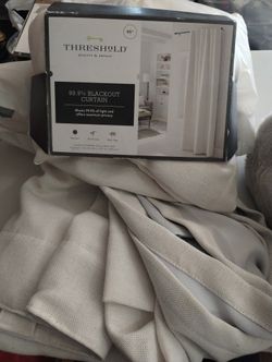 Threshold 99.9% Blackout Curtain 95" 