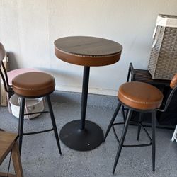 Stools With Table 