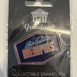 Brand New Nice Elvis Presley Enamel Pin By Direct From Graceland Collectible Pin