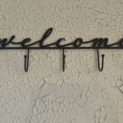 Welcome Coat Rack