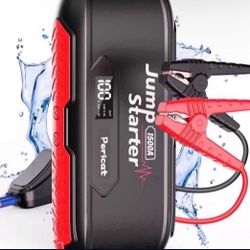 1500A Peak 18000mAh Portable Jump Starter Pack(Up to 7.0L Gas and 5.5L Diesel Engine), 12V Auto Booster Battery Charger Lithium Car Jump Starter Box w