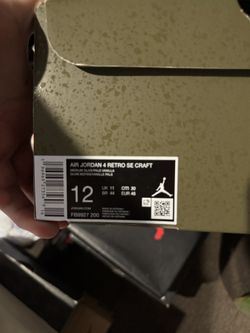 Jordan 4 Olive Size 12