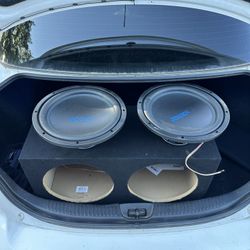 12” Jensen Speakers With Subwoofer Box
