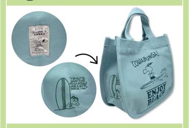 Peanuts Snoop Canvas Mini Tote Bag/Lunch Bag
