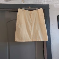 Eddie Bauer Yellow Skirt  Sz 16
