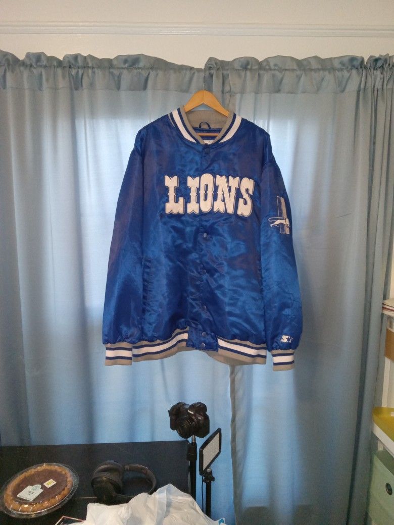 Detroit Lions Ty Mopkins Exclusive Starter Jacket Size 4X