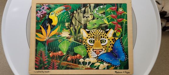 Melissa And Doug Rainforest Jungle Wooden Jigsaw Puzzle