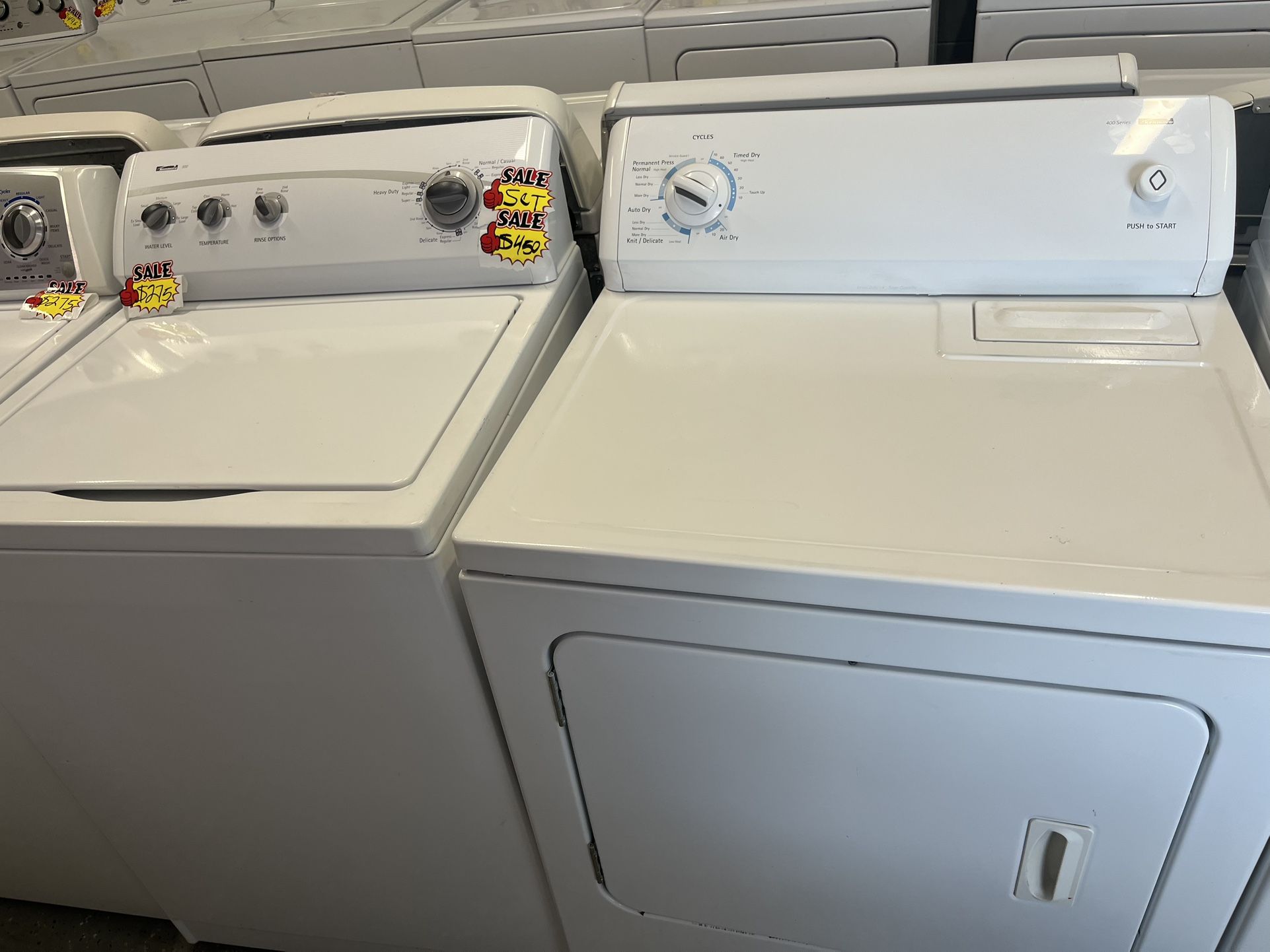 Kenmore Washer And Dryer Set Works Great
