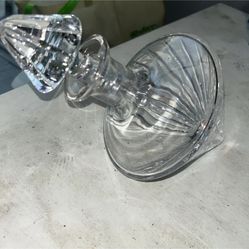 Waterford Crystal Decanter Laying On Side 