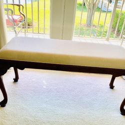 WOOD BENCH Super Price For Ethan Allen 