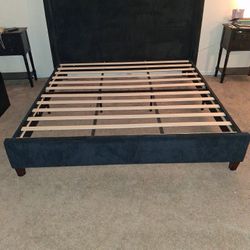 King Size Bed with High Headboard 