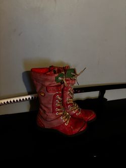 PINK TALL BOXER SHOES FOR WOMEN