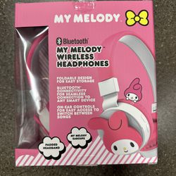 My Melody & Kuromi Bluetooth Wireless Headphones 