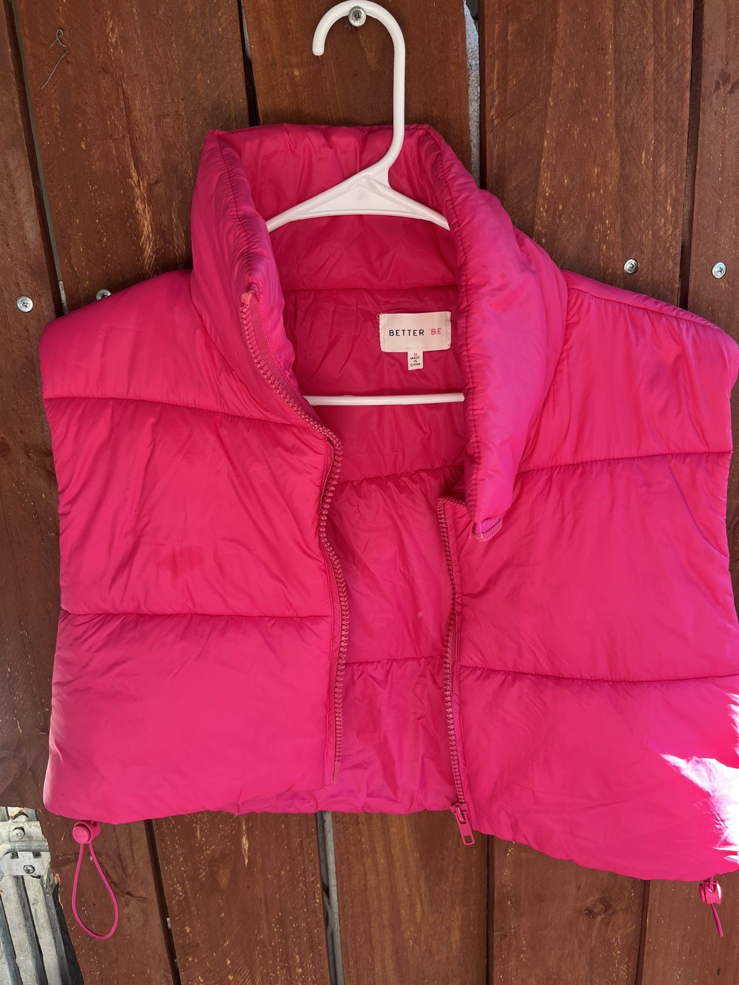 Hot Pink Puffer Jacket 