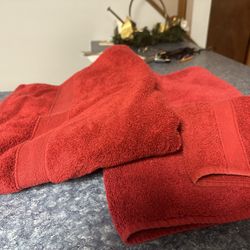 Red Towels For Xmas