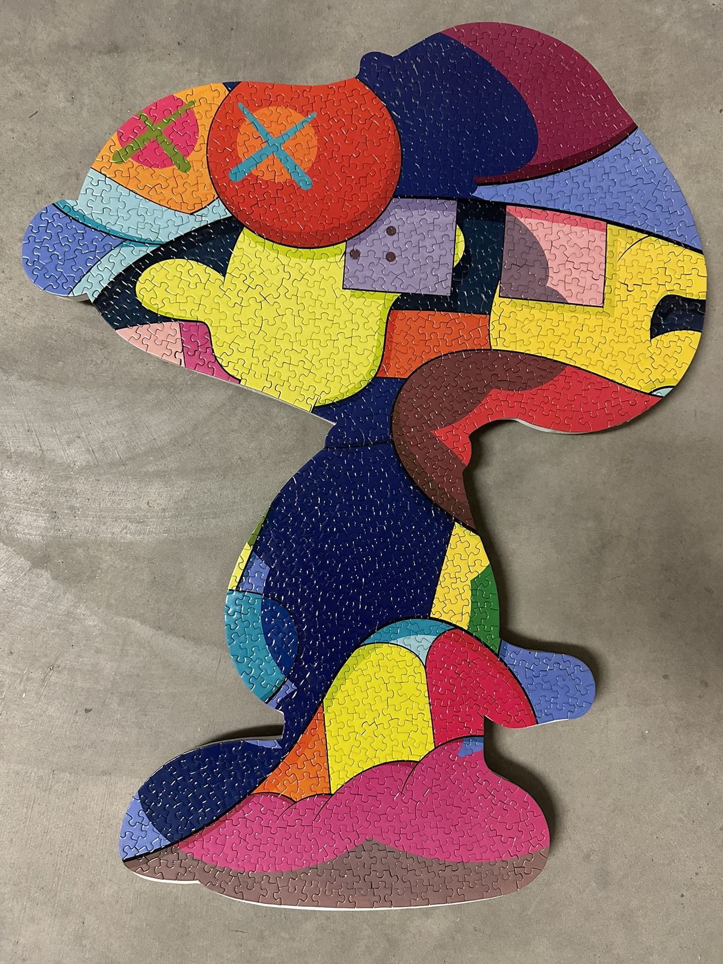 100% Authentic KAWS No One's Home Jigsaw Puzzle with Wood Frame