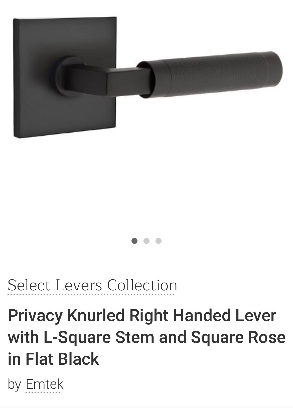 Emtek Heavy Duty Door/Gate Handles