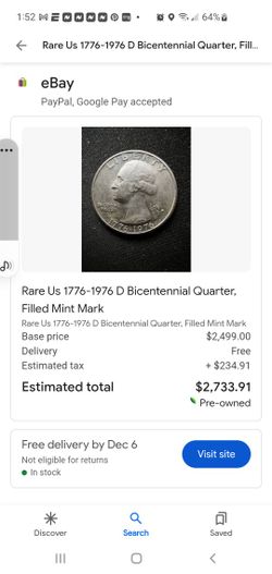 Bicentennial Quarter Error