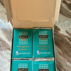 NBA 1990 Skybox Series II 5 Packs Unopened Factory Sealed Basketball Cards