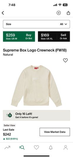 Supreme Bogo Crewneck (FW18)