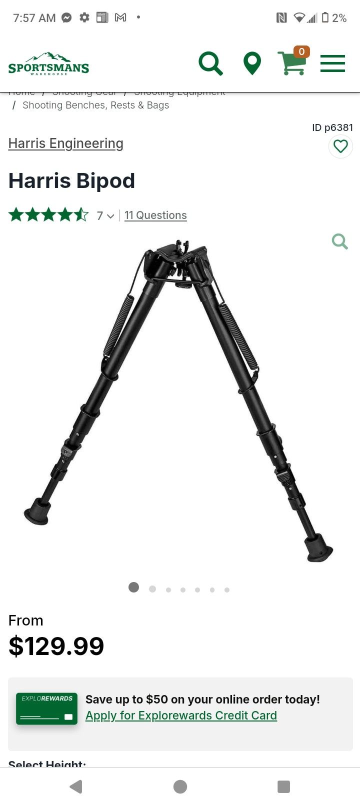 Harris Bipod