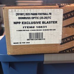 2025 DONRUSS OPTIC BLASTER  SEALED CASE