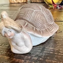 Antique Turtle Bathing Beauty
