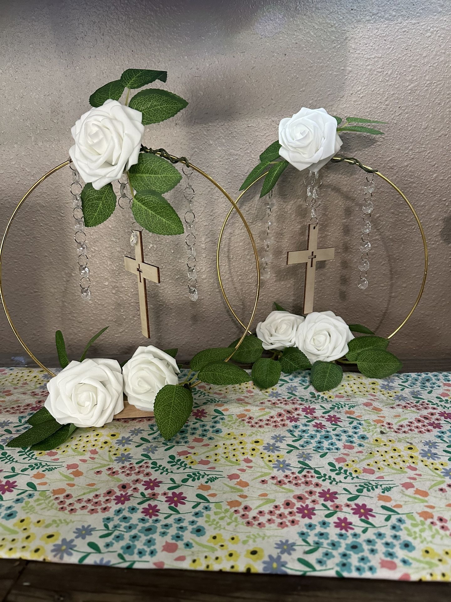 Baptism centerpiece 