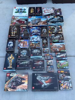 Large LEGO Star Wars & Marvel Lot