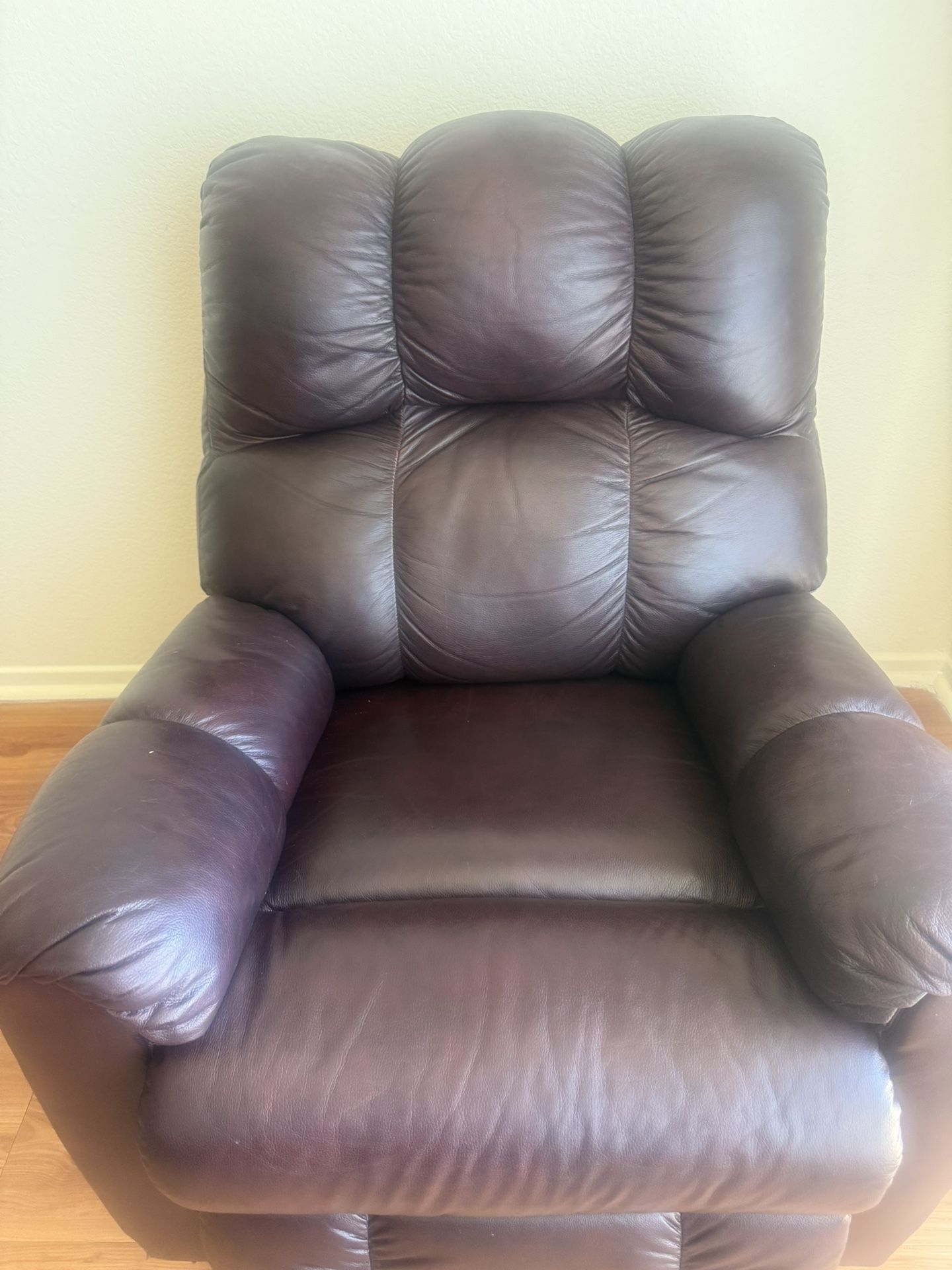 Recliner Leather Individual Sofa