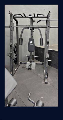 SM-1001 Multifunctional Smith Machine w FID Bench | Can add-on plates for a full bundle!