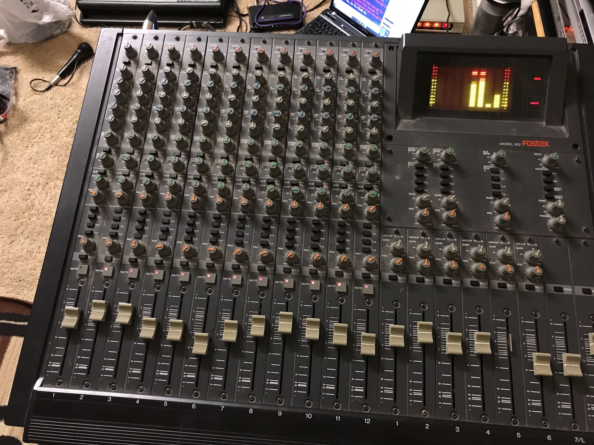Fostex model 812 studio mixer excellent working condition for Sale