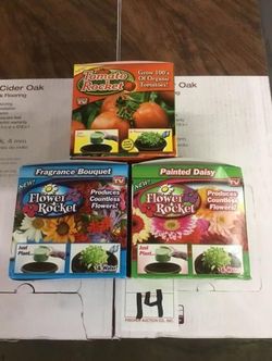 Organic | Tomato and Flower Rockets | Lot or Individual Sale