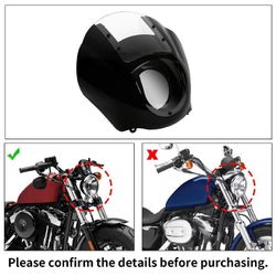 Quarter Fairing &Windshield Fit For Harley Sportster XL 88-'12 Dyna Fat Bob '95-'05
