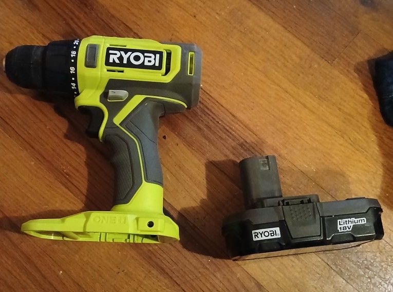 Ryobi Drill & Battery