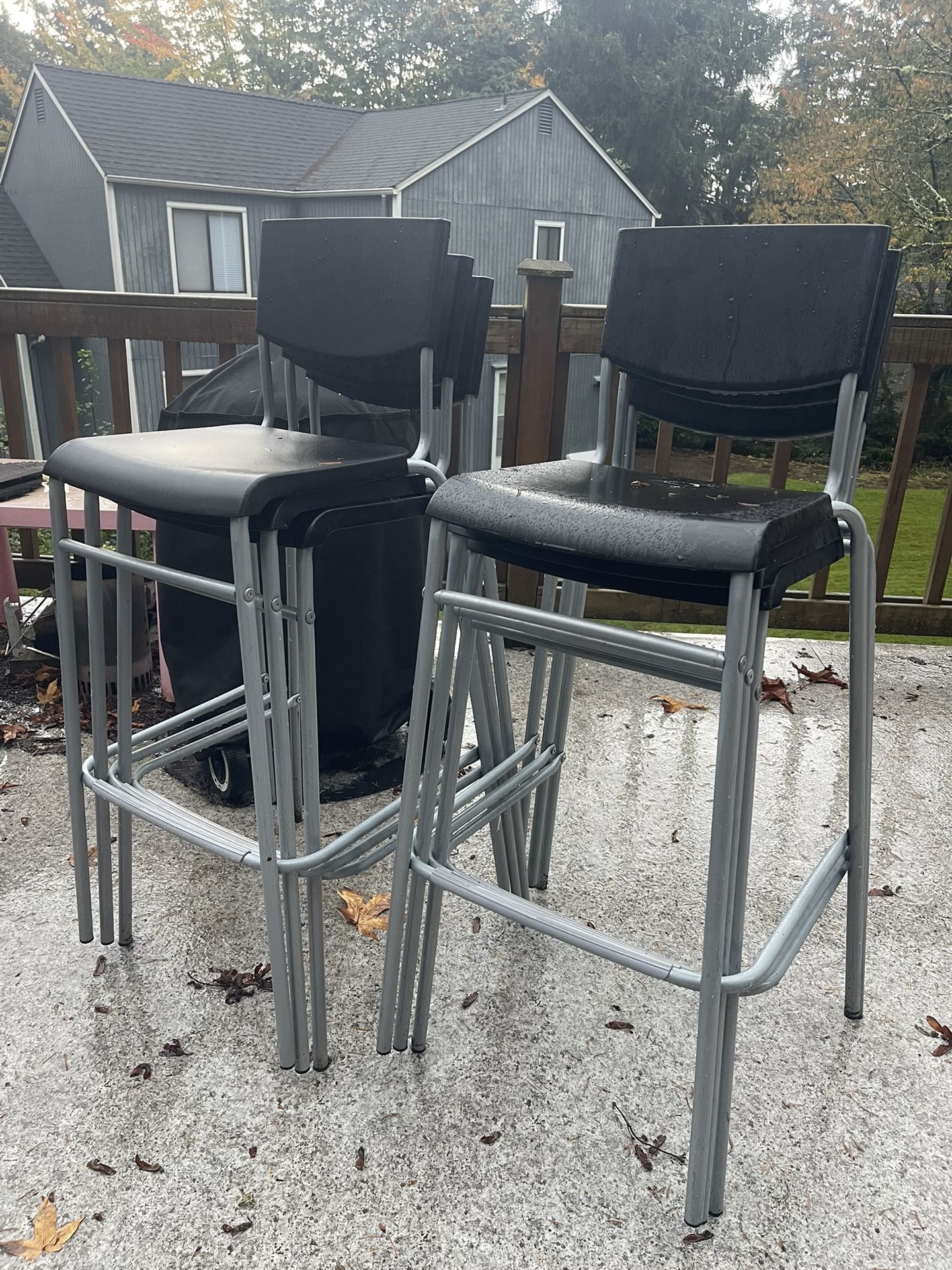 Ikea Outdoor Barstools X 6