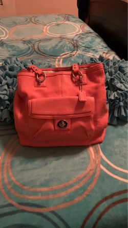 Coral Coach Purse