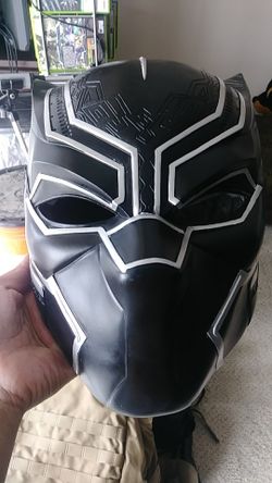 Black panther helmet