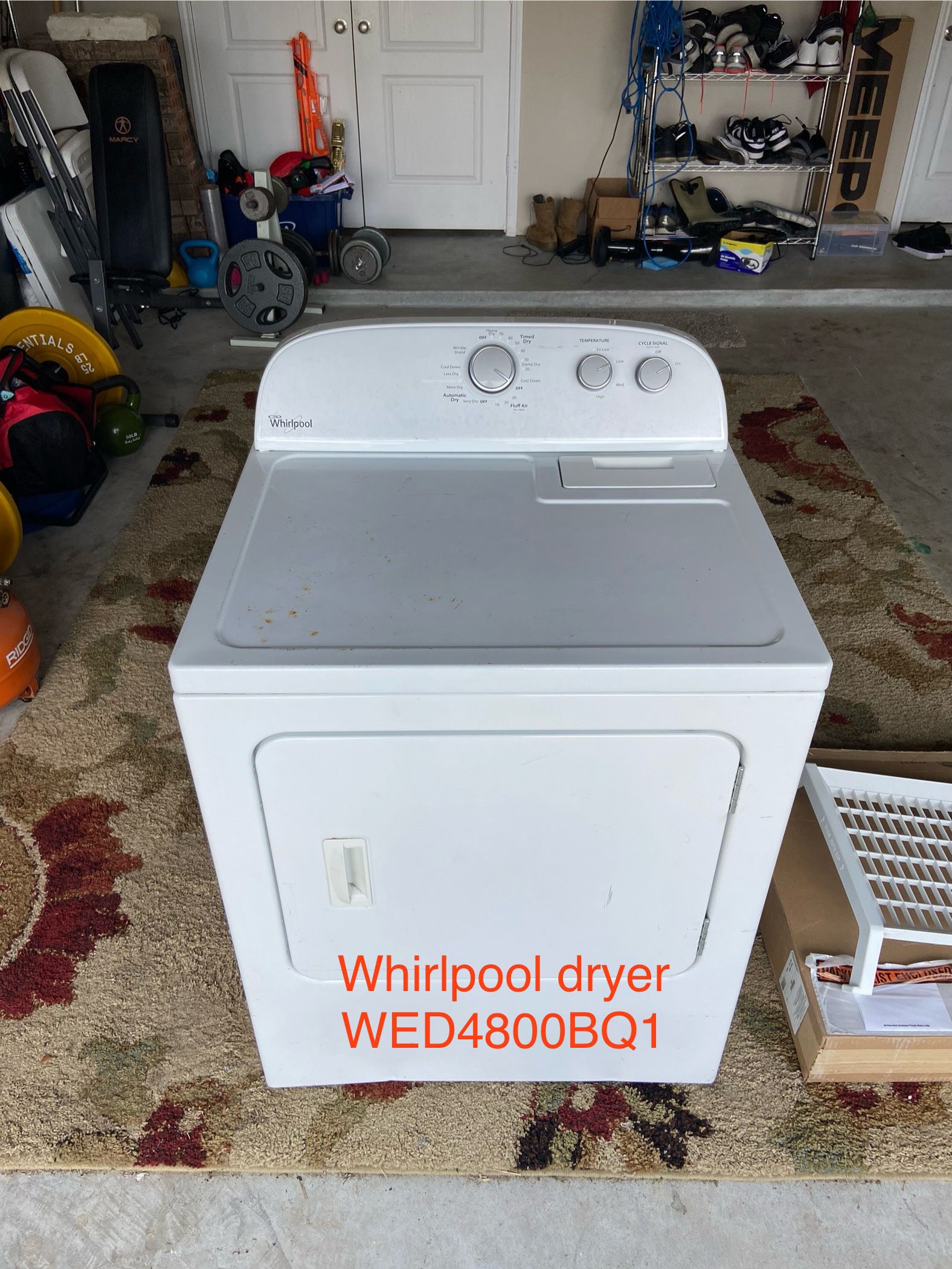 Whirlpool Dryer WED4800BQ1