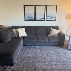 113” L Sectional Sofa Couch 