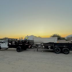 Dump Trailer / Mini Excavator 