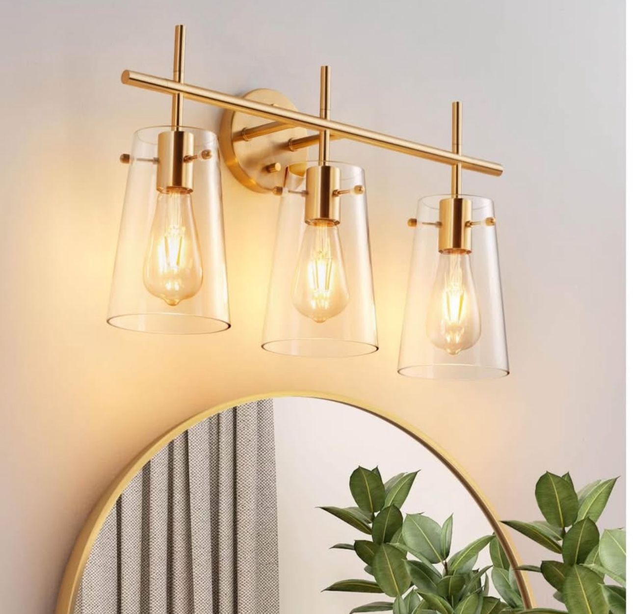 Gold Light Fixture