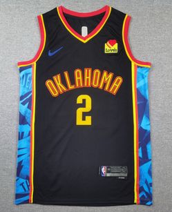 Oklahoma City #2 Shai Gilgeous Alexander Jersey M-XL Size