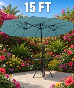 15 Ft patio umbrella ( 3 colors available)