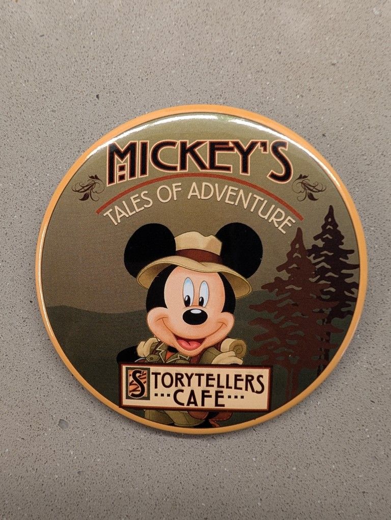 Disney California Adventure Storyteller's Cafe Button