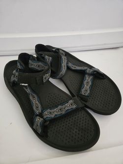 Teva Men's 11 Hiking Sandals Blue Strap Black
