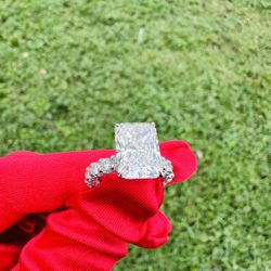 14k White Gold Engagement Ring 